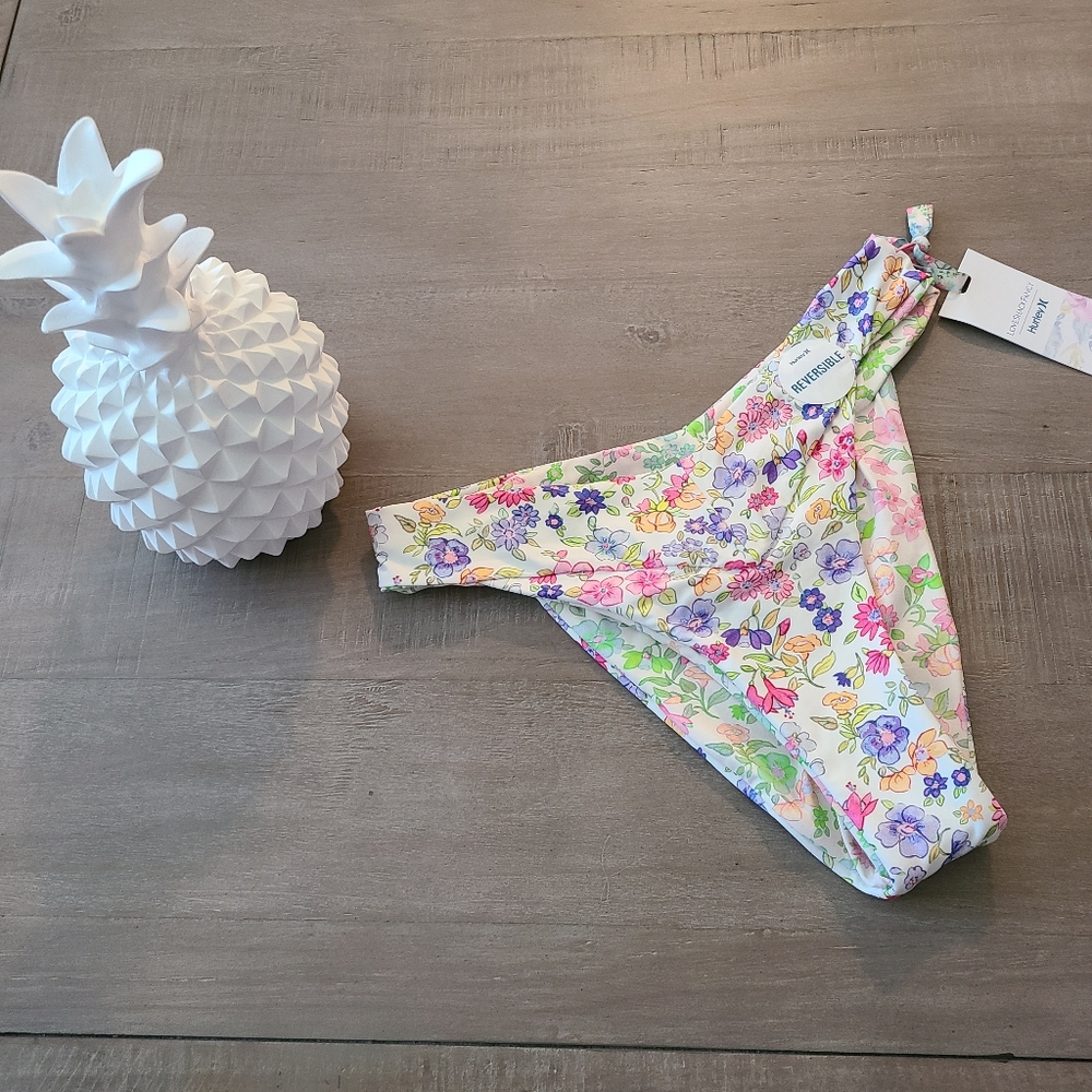 LoveShackFancy x Hurley Swimwear Reversible Bikini Bottom